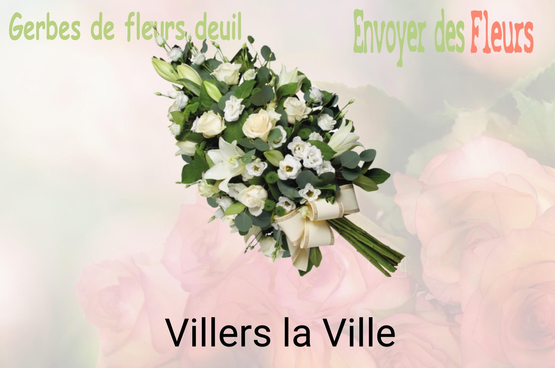 Gerbe de fleurs de deuil livrée à Villers-la-Ville
